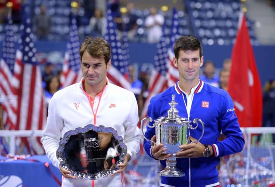 E Djokovic conclude la sua meravigliosa annata con un trionfo nell&#39;ultimo Slam disputato. A New York in settembre batte Federer 6-4 5-7 6-4 6-4